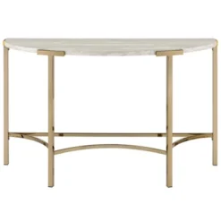 Grand Canal Modern Semi Circle Sofa Table Champagne - MiBasics -Home Living Store GUEST 7aef5d20 0eac 4111 9e7e ce009ff7167c