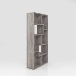 70.98" Crusiton Versatile Bookcase Vintage Gray Oak - MiBasics -Home Living Store GUEST 7bccb180 b211 41b9 9b43 9e62f5af84bf