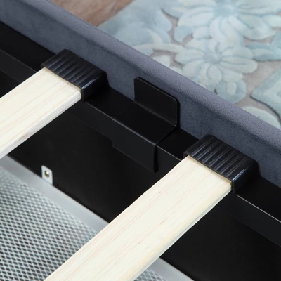 Laporte Upholstered Bed With 4 Side Drawers - MiBasics 7 Laporte Upholstered Bed With 4 Side Drawers - MiBasics - Image 5