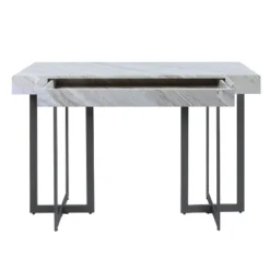 Rohde Contemporary 1 Drawer Sofa Table Gray/Gum Metal - MiBasics 18 Rohde Contemporary 1 Drawer Sofa Table Gray/Gum Metal - MiBasics -Home Living Store GUEST 82f051df 0b2b 4cdd bbd7 2ebd2034375c