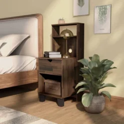 Loreman 1 Drawer Nightstand - MiBasics -Home Living Store GUEST 8344b8e8 3c6d 4178 99a3 439d08af397d