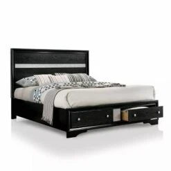 2pc Queen Whether By Bed With Nightstand Black - MiBasics 12 2pc Queen Whether By Bed With Nightstand Black - MiBasics -Home Living Store GUEST 862430b6 4ea4 4877 97f1 6c18193e921c