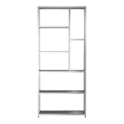 90.5" Suncroft Glass Shelf Accent Bookcase - MiBasics -Home Living Store GUEST 86ec05dc 1e4e 4869 a0a8 77b82e35bfbd