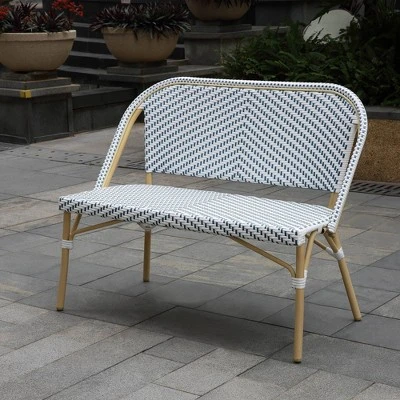 Alertis Patio Wicker Bench - MiBasics 8 Alertis Patio Wicker Bench - MiBasics - Image 6