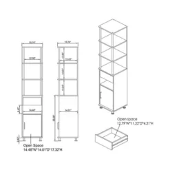Nanum 4 Shelf Accent Bookcase - MiBasics -Home Living Store GUEST 89092c49 c049 41e8 9e33 a8511a6328f2 1