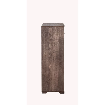 Moi Accent Storage Cabinet Walnut Oak - MiBasics 4 Moi Accent Storage Cabinet Walnut Oak - MiBasics - Image 2