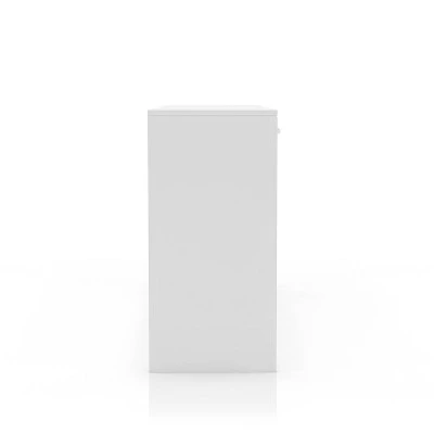 Grayde 3 Drawer Vanity Table Luminous White - MiBasics 7 Grayde 3 Drawer Vanity Table Luminous White - MiBasics - Image 5