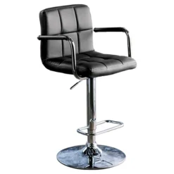 Ethan Adjustable Swivel Barstool With Arms - Furniture Of America -Home Living Store GUEST 8c7456c6 25cb 483a b049 cc10c3452d65