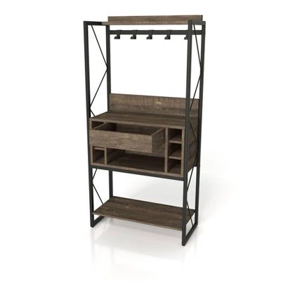 Orella Rustic Baker's Rack Reclaimed Oak - MiBasics 12 Orella Rustic Baker's Rack Reclaimed Oak - MiBasics - Image 10