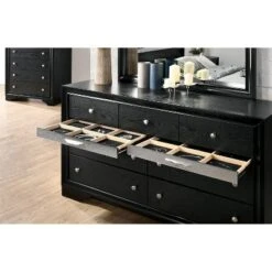 Oak Creek 9 Drawer Dresser Black - MiBasics -Home Living Store GUEST 8e9f733d 6c2b 4e6d b8b1 48f9d5291888