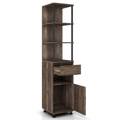 3pc Nanum Entertainment Console For TVs Up To 78" Reclaimed Oak - MiBasics 17 3pc Nanum Entertainment Console For TVs Up To 78" Reclaimed Oak - MiBasics - Image 15