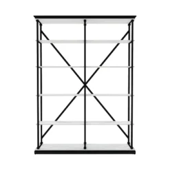 84.25"x58" Cadboll 5 Layer Bookcase - MiBasics -Home Living Store GUEST 902b7eb6 f9f6 4452 b396 9d2ea84117c3