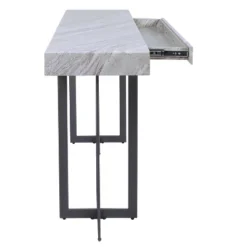 Rohde Contemporary 1 Drawer Sofa Table Gray/Gum Metal - MiBasics 17 Rohde Contemporary 1 Drawer Sofa Table Gray/Gum Metal - MiBasics -Home Living Store GUEST 92be9daf 918b 4065 9a24 e82f0a259ee4