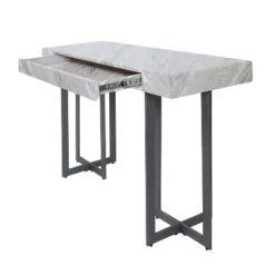 Rohde Contemporary 1 Drawer Sofa Table Gray/Gum Metal - MiBasics 19 Rohde Contemporary 1 Drawer Sofa Table Gray/Gum Metal - MiBasics -Home Living Store GUEST 940f9948 0819 42da 8d5d 04fa07e5c520