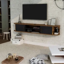 Deschutes Floating TV Stand For TVs Up To 75" - MiBasics -Home Living Store GUEST 963eed4b bfce 4876 8fe9 848917158a19