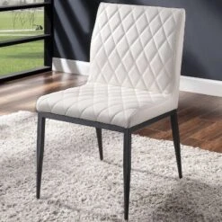 7pc Mcguffey Contemporary Dining Table Dining Set White/Black/Ivory - MiBasics -Home Living Store GUEST 97206cbf 94fb 466e bd08 66eade2c1162