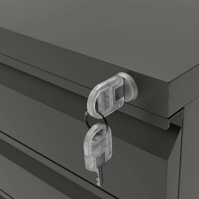 Berbrook Modern 3 Drawers Mobile File Cabinet - MiBasics 7 Berbrook Modern 3 Drawers Mobile File Cabinet - MiBasics - Image 5