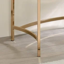 Burwick Writing Desk With Glass Top Gold - MiBasics -Home Living Store GUEST a564fd1e db75 431e ad16 aae7ca96fb55