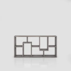 70.98" Crusiton Versatile Bookcase Vintage Gray Oak - MiBasics -Home Living Store GUEST a73ad489 e515 442b b7c6 6c38691329a9