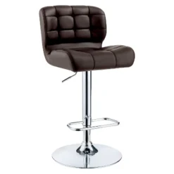 Riley Adjustable Leatherette Barstool - Furniture Of America -Home Living Store GUEST a789a8d2 8b5a 414e 8963 2027d3e26361