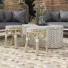 3pc Willa Aluminum & Wicker Patio Conversation Set - MiBasics -Home Living Store GUEST ab7238fc d574 4df0 a4f9 13959f95b64b