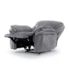 MiBasics Breezenight Transitional Padded Manual Glider Reclining Chair Gray: Microsuede Upholstery, Foam Fill, Wood Frame 1 MiBasics Breezenight Transitional Padded Manual Glider Reclining Chair Gray: Microsuede Upholstery, Foam Fill, Wood Frame -Home Living Store GUEST ad766139 48b5 4230 bdc9 c889e98b650b