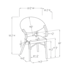Ansa 2pk Outdoor Wicker Arm Chairs - Dark Gray - MiBasics 9 Ansa 2pk Outdoor Wicker Arm Chairs - Dark Gray - MiBasics -Home Living Store GUEST afb78be2 289b 4b9c b713 5cd8b3ae44af