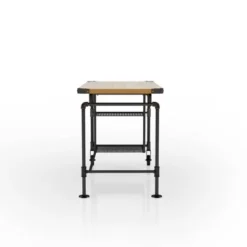 47" Lidden Industrial Computer Desk Antique Black - MiBasics -Home Living Store GUEST afff5ebd 5df4 478a bbd9 cfca6909fb43