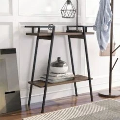 Grovalf Contemporary 1 Shelf Console Table - MiBasics
