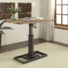 MiBasics 48" Molisse Industrial Height Adjustable Desk Sand Black/Copper : USB Port, Steel Frame, 32-42" Range -Home Living Store GUEST b2fa54f0 b3c1 4fde b534 a74999d6c825