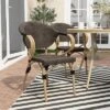2pk Ansa Outdoor Aluminum Arm Chairs Brown - MiBasics -Home Living Store GUEST b49706a8 c118 4d84 90ab 5f1a08f8999b