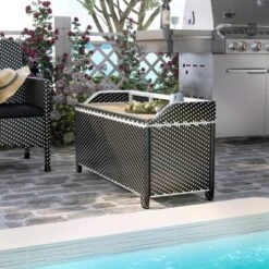 2pc Maksville Aluminum Patio Loveseat & Storage Bench - MiBasics -Home Living Store GUEST b4aa0233 568c 48bd 91ef 2f8ad1c66b5e