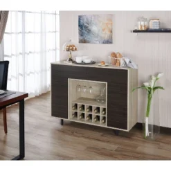 Hyme Two-Tone Buffet Server Wenge - MiBasics -Home Living Store GUEST b7caafac a9cc 447c b9f3 0cc20b23f0b2