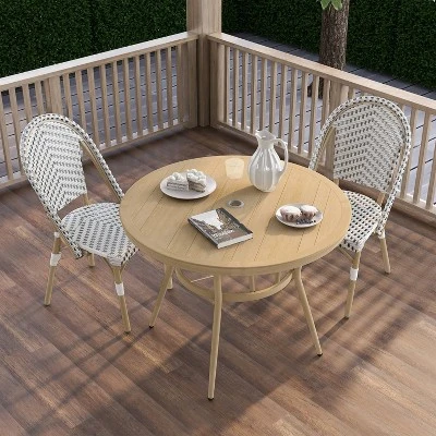 3pc Arna Patio Set With 40" Round Dining Table - MiBasics 11 3pc Arna Patio Set With 40" Round Dining Table - MiBasics - Image 9