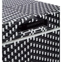 2pc Maksville Outdoor Aluminum Storage Bench & Trash Can - MiBasics -Home Living Store GUEST bd33919a a2ef 4eef a6be 43b3a0b1d734