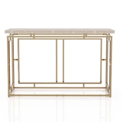 Grullen Faux Marble Top Sofa Table - MiBasics -Home Living Store GUEST be859754 febd 475f a73c 97c580588757