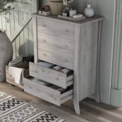Bysoni 5 Drawer Chest Coastal - MiBasics -Home Living Store GUEST bf58a75d 5cfd 449a a45b a749f16384a8