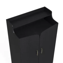 Tamworth Double Door Shoe Cabinet Black - MiBasics 17 Tamworth Double Door Shoe Cabinet Black - MiBasics -Home Living Store GUEST bfb7da3d 3131 4f72 838d 996000e616fc