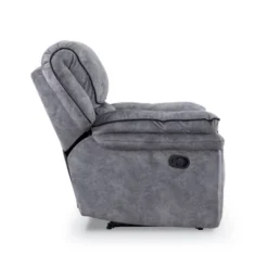 MiBasics Breezenight Transitional Padded Manual Glider Reclining Chair Gray: Microsuede Upholstery, Foam Fill, Wood Frame 23 MiBasics Breezenight Transitional Padded Manual Glider Reclining Chair Gray: Microsuede Upholstery, Foam Fill, Wood Frame -Home Living Store GUEST c065798e 5d4f 4f29 8eef b1b0f2a03dd9