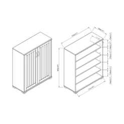 Moi Accent Storage Cabinet Walnut Oak - MiBasics 11 Moi Accent Storage Cabinet Walnut Oak - MiBasics -Home Living Store GUEST c553ff6a 2b52 4803 be7c 29d3777f5380