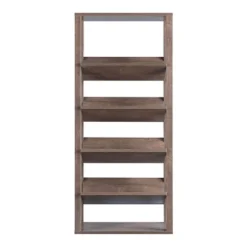 71" Cinerus 6 Shelf Bookshelf Walnut - MiBasics -Home Living Store GUEST c5d3a72e bbee 4b0d 8b8d b7ba489ef877