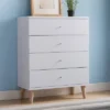 Retreat Mid-Century 4 Drawer Chest White - MiBasics -Home Living Store GUEST c942ada3 ce2c 4693 84e0 a13ee1b052de