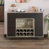 Hyme Two-Tone Buffet Server Wenge - MiBasics