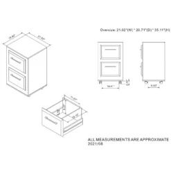 Maralasia Mobile 2 File Cabinet - MiBasics -Home Living Store GUEST ca5dcd1a 1095 40b3 ae39 b20f1d80de03