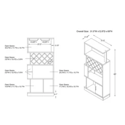 Wellster Wine Cabinet For 11 Wine Bottles And Stemware Rack - MiBasics 21 Wellster Wine Cabinet For 11 Wine Bottles And Stemware Rack - MiBasics -Home Living Store GUEST cb344558 51b9 4c0d 9f1c 259c9c8aad59