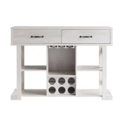 Ialani 2 Drawer Buffet Wine Cabinet  White Oak  - MiBasics -Home Living Store GUEST d1e9fdab 6a71 439d 8aa4 1ef18ef05bc0