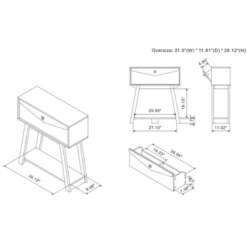 Heleney Mailbox Console Table - MiBasics -Home Living Store GUEST d3538dc0 c500 4ff9 aec3 ef8aaf868d67