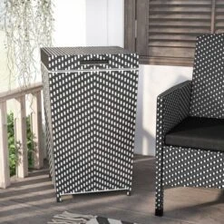 2pc Maksville Aluminum Patio Loveseat & Trash Can - MiBasics 18 2pc Maksville Aluminum Patio Loveseat & Trash Can - MiBasics -Home Living Store GUEST d3f36a05 15c0 441f 8a30 8d8ef72d30e3