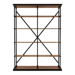 84.25"x58" Cadboll 5 Layer Bookcase - MiBasics -Home Living Store GUEST d5e02481 6670 4c12 9583 1f28422b0c94