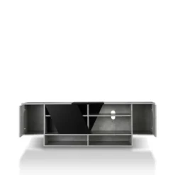 Yang Contemporary TV Stand For TVs Up To 70" Gray - MiBasics -Home Living Store GUEST d80cd6f5 293a 4bf9 9bbd 8f06fb848a93